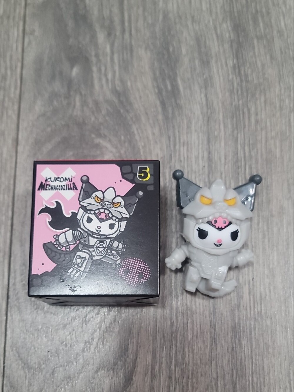 Mcdonald's x Kuromi x MechaGodzilla x Godzilla Mini Gray Collectable Toy